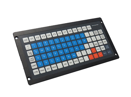 Panel mount industrial keyboard