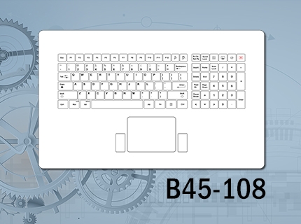B45-108 Integrated Touch Keyboard