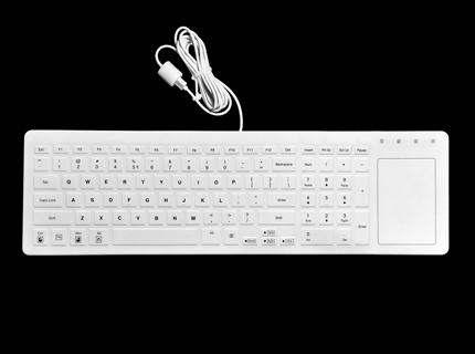 SK10802 Medical Silicone Keyboard with Trackpad